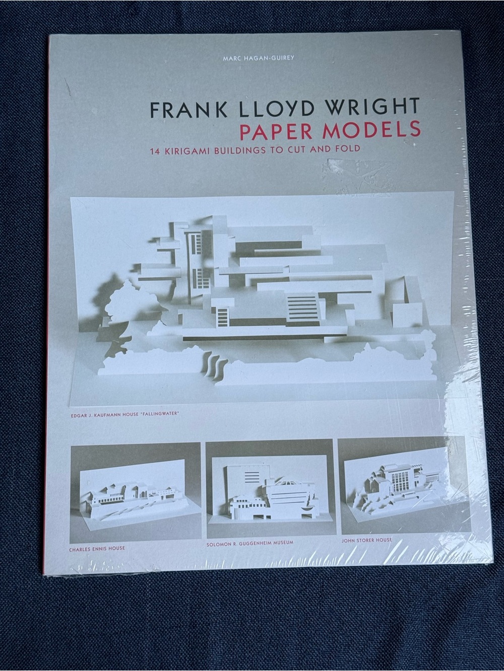 Frank Lloyd Wright Paper Models - White & Gray Architectural Kirigami